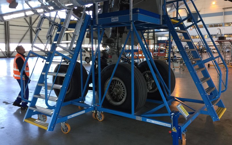 Special Purpose Stand for Nose and Main Landing Gear and Wheel Well 