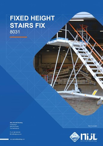 Fixed Height Stairs NIJL Aircraft Docking
