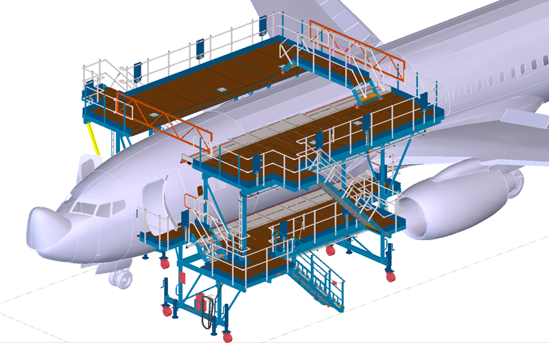 Aircraft conversions dock for P2F and special modifications