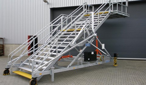 Aircraft Door Stand Variable Height
