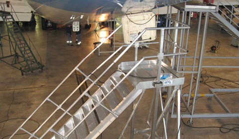 Stabilizer Compartment Access Stand B747